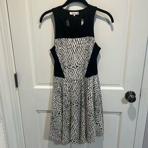 Black and white Parker dress